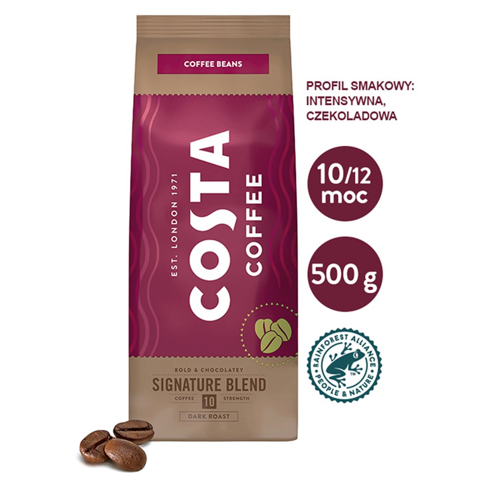 Costa Coffee Signature Blend Dark Roast Kawa palona ziarnista 500 g (7)
