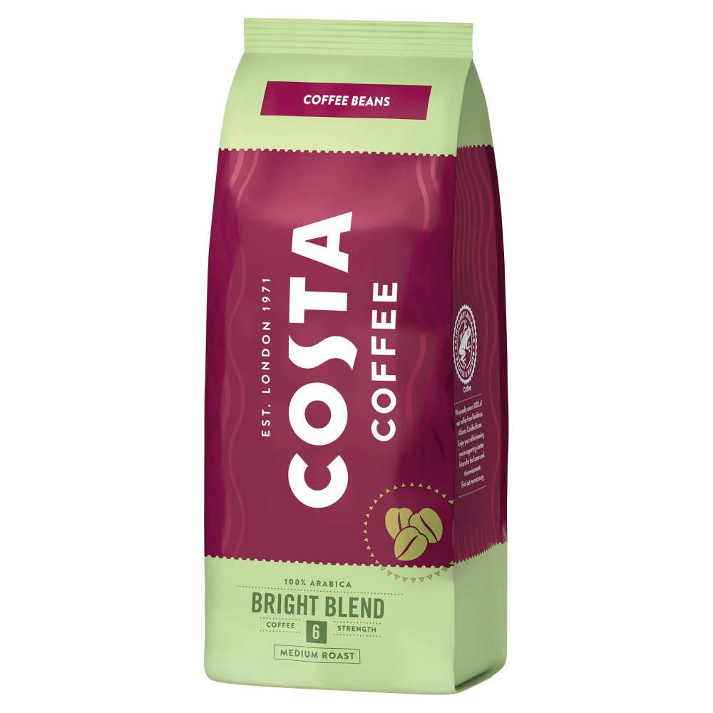 Costa Coffee Bright Blend Medium Roast Kawa palona ziarnista 500 g (6)