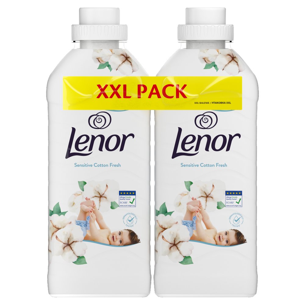 Lenor Płyn do płukania tkanin Cotton Freshness 64 prań, 1.62L