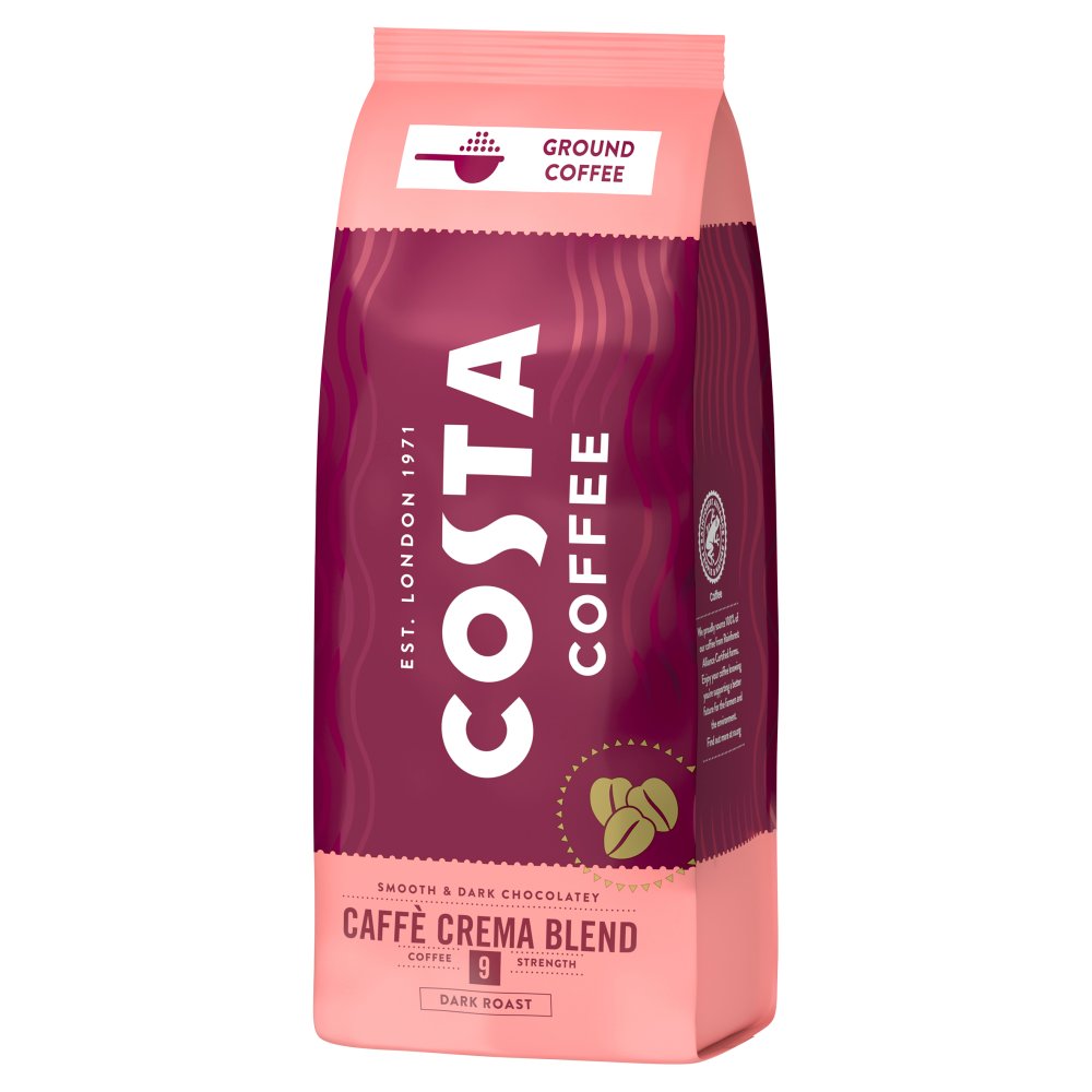 COSTA COFFEE Caffé Crema Blend Kawa palona mielona 500 g (6)