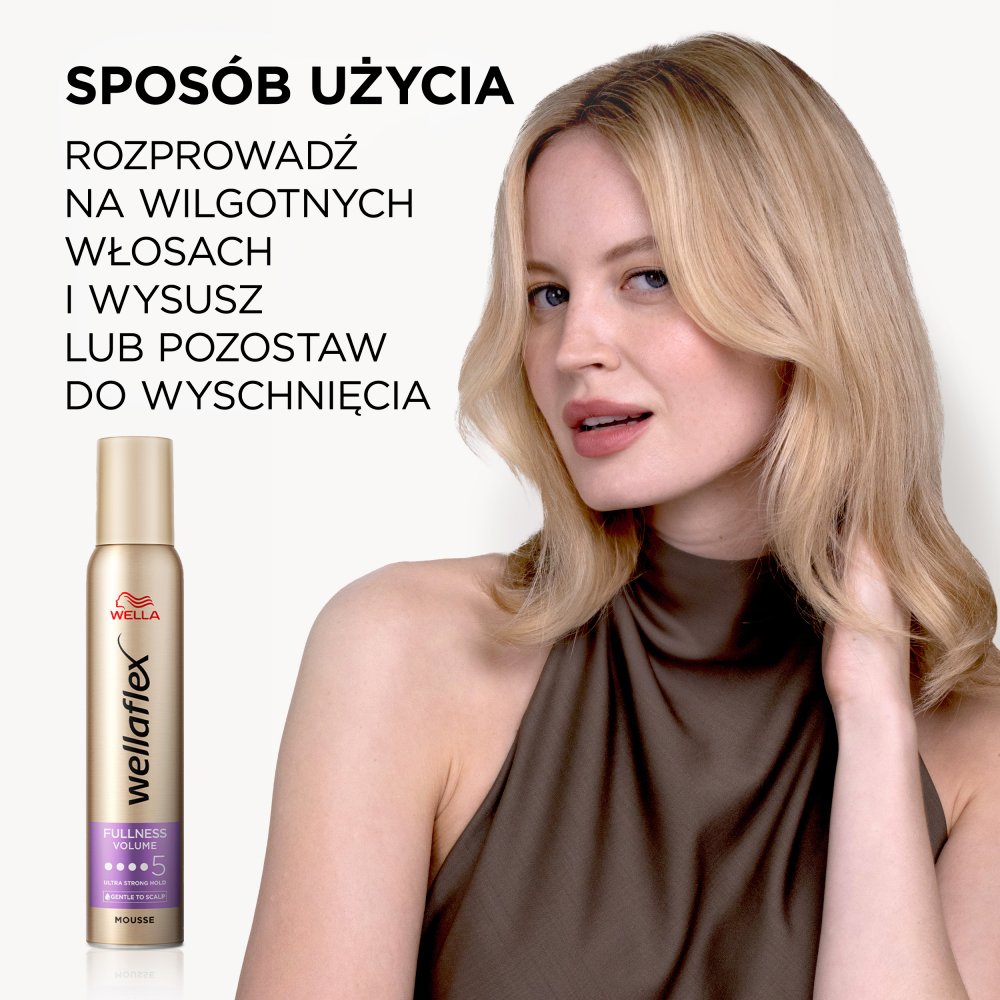 Wella Wellaflex Fullness for Thin Hair Pianka do włosów 200 ml (4)