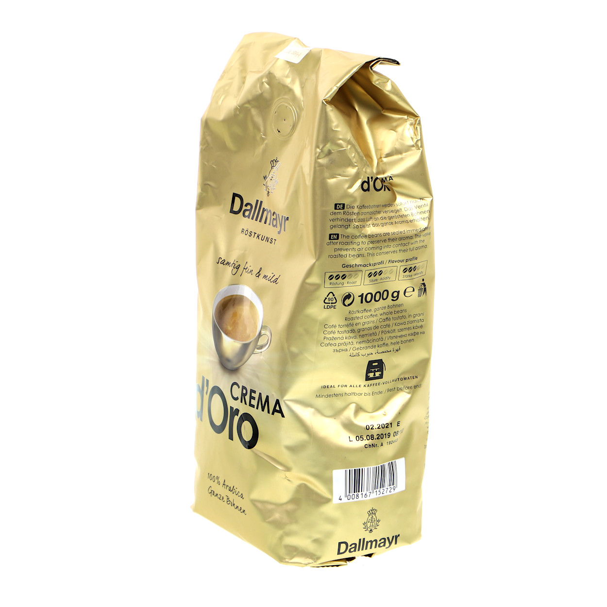 Dallmayr Crema d'Oro Kawa ziarnista 1000 g (7)