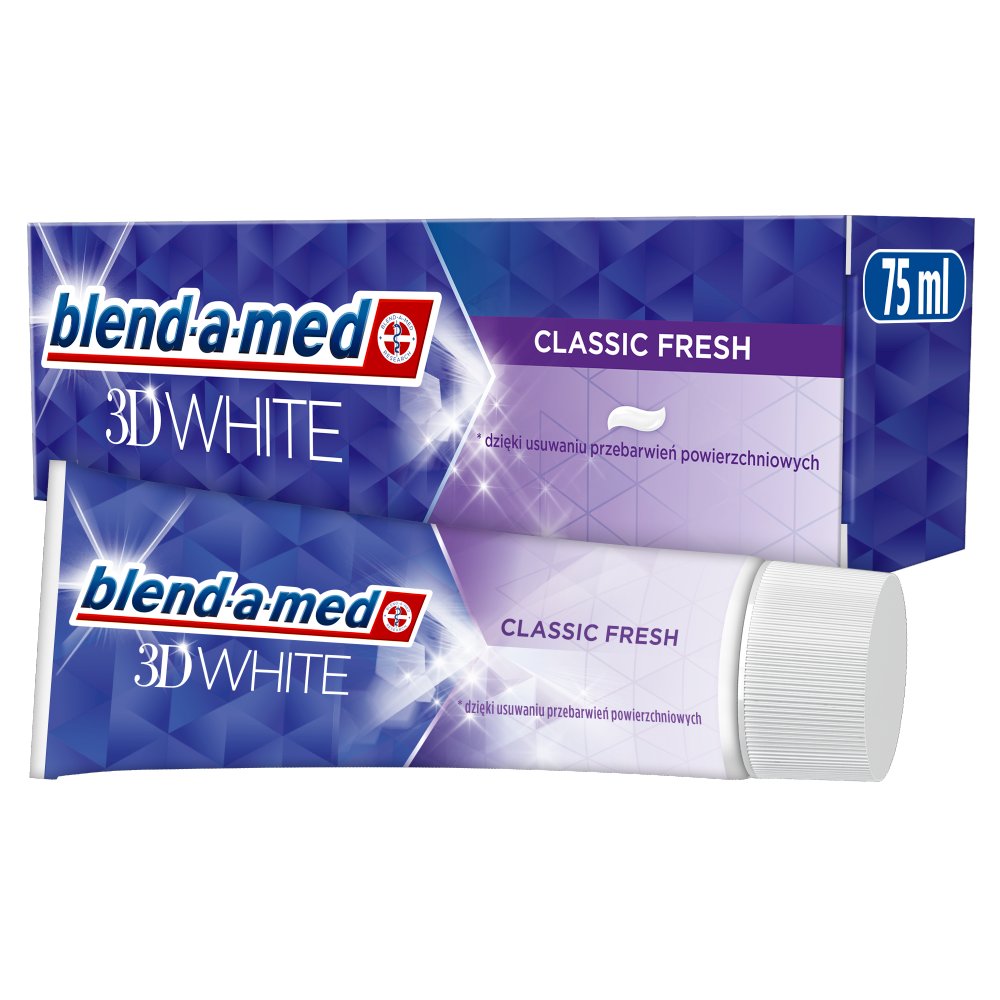 Blend-a-med 3D White Classic Fresh Pasta do zębów 75ml (4)