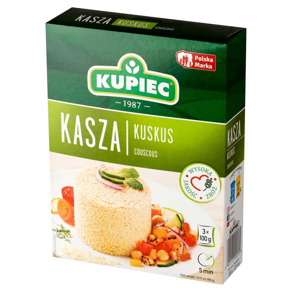 Kupiec Kasza kuskus 300 g (3 x 100 g) (2)