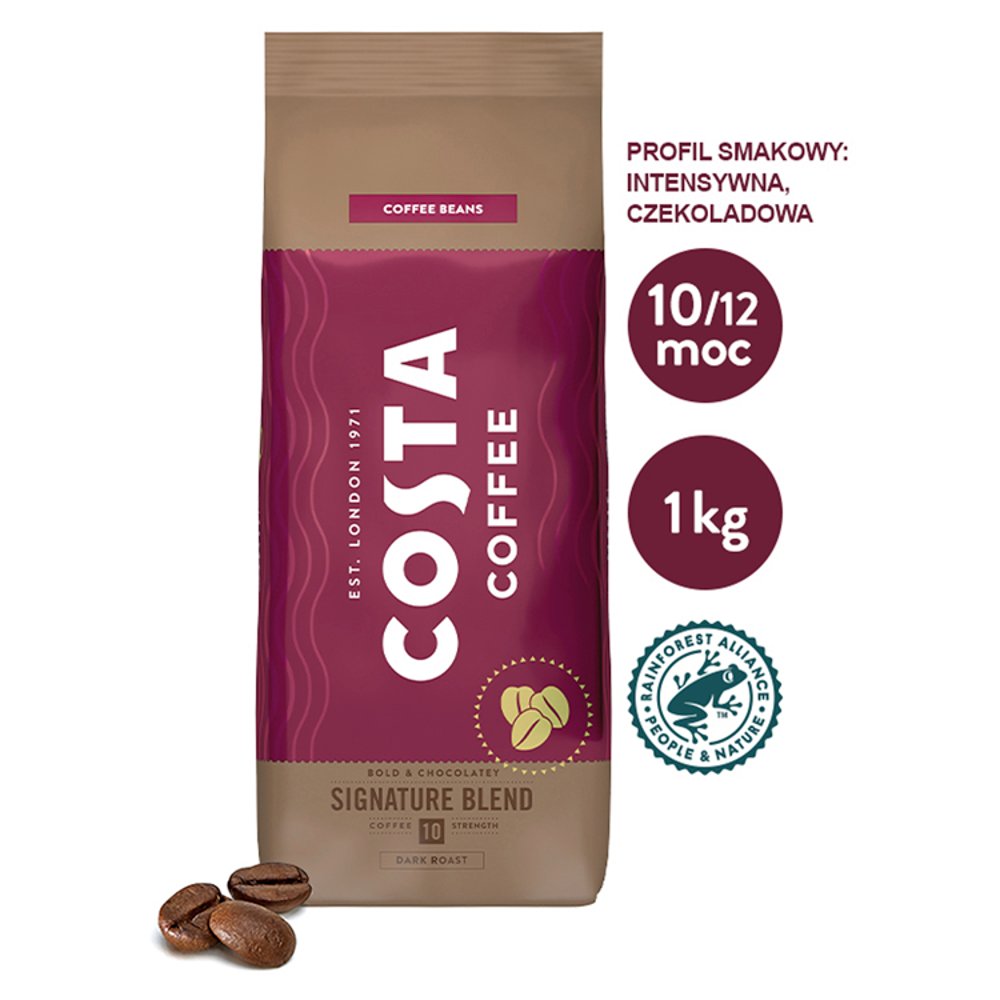 COSTA COFFEE Signature Blend Dark Roast Kawa ziarnista palona 1 kg (7)