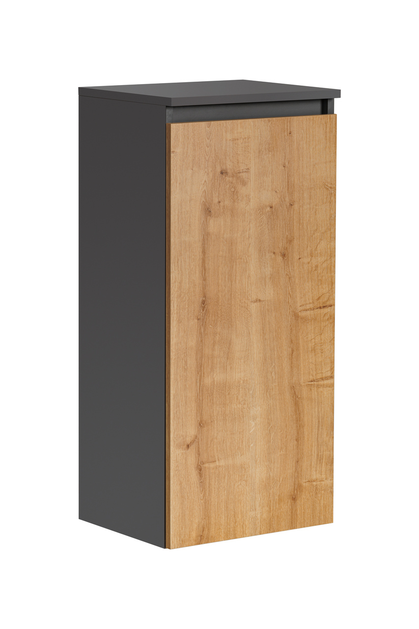 MONAKO GREY OAK 811 szafka niska z koszem na pranie 40cm MONAKO GREY OAK 811 szafka niska z koszem na pranie 40cm