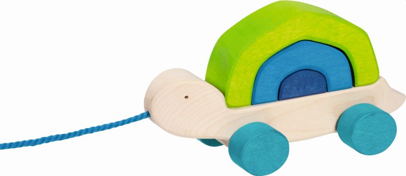 Drewniany żółwik na sznurku do ciągnięcia Tortuga Goki Drewniany żółwik na sznurku do ciągnięcia Tortuga Goki