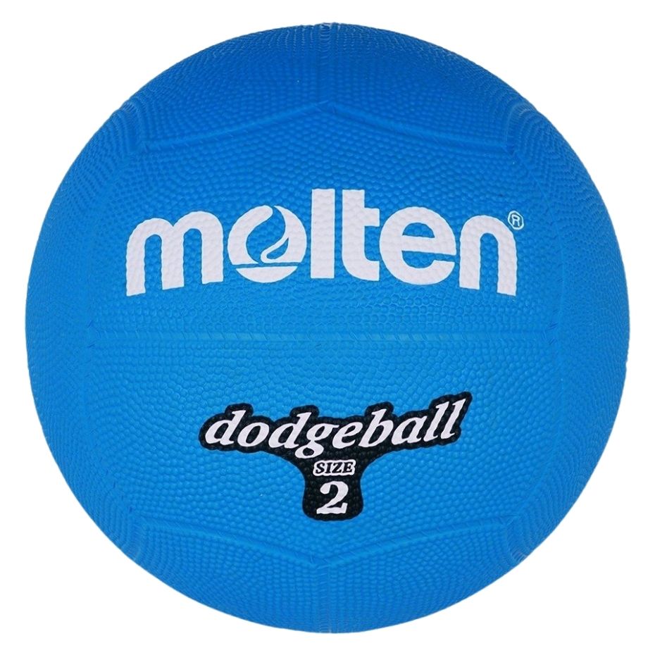 Piłka gumowa Molten Dodgeball DB2-B r. 2 niebieska Piłka gumowa Molten Dodgeball DB2-B r. 2 niebieska