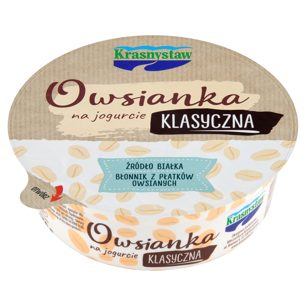 Krasnystaw Owsianka na jogurcie klasyczna 250 g (2)