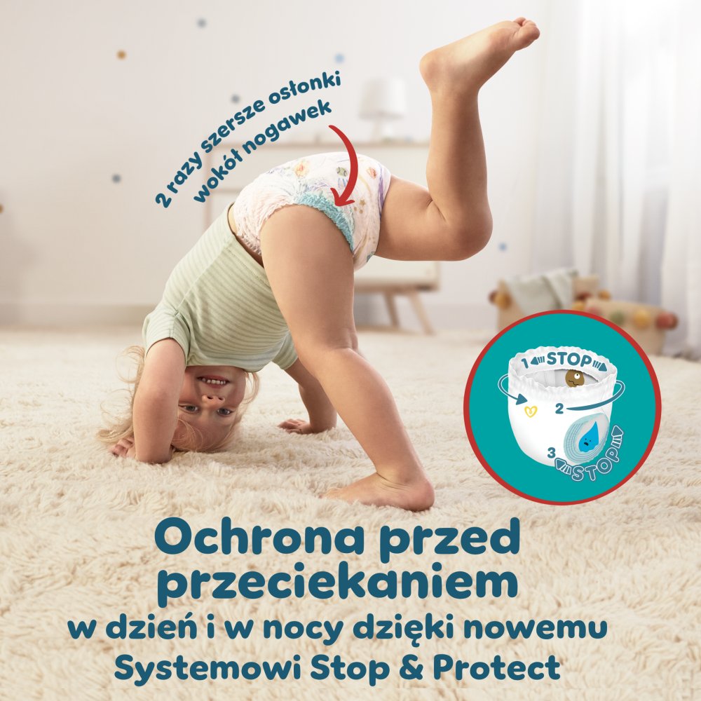 Pampers Pants Pieluchomajtki, rozmiar 4, 52 sztuk, 9kg-15kg (3)
