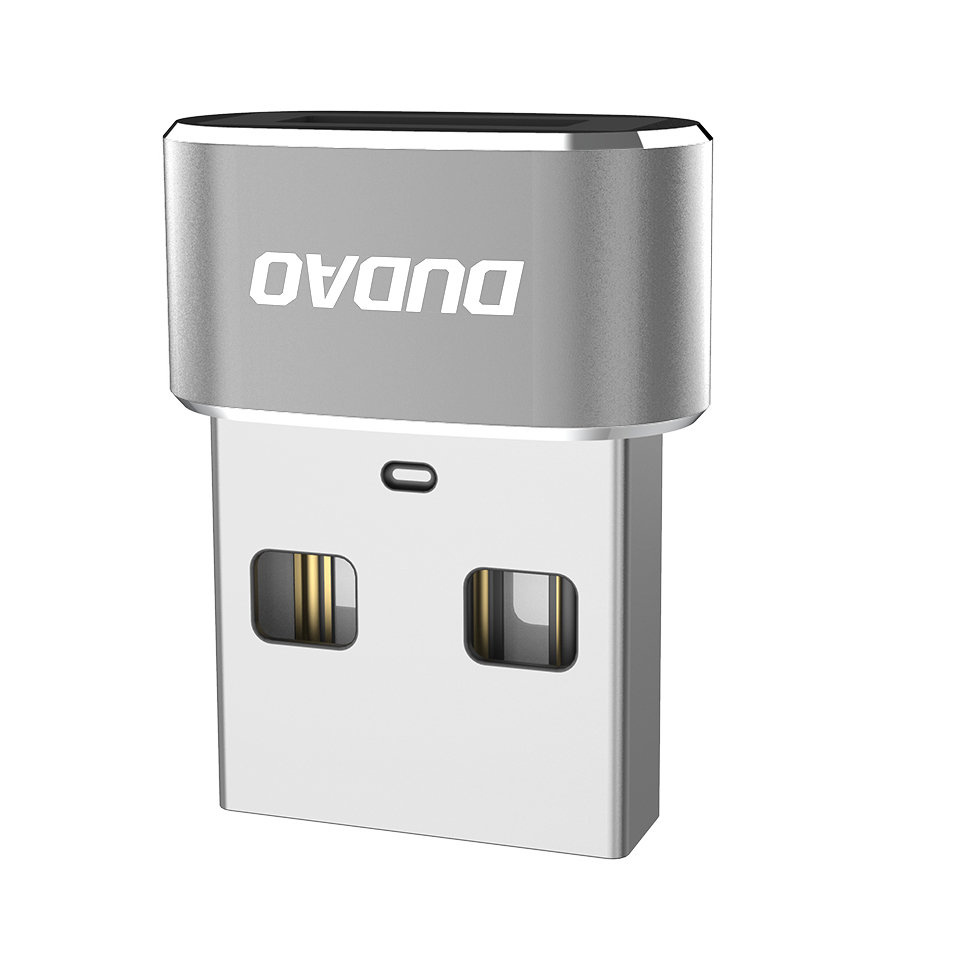 Adapter przejściówka ze złącza USB-C na zwykły USB czarny (4)