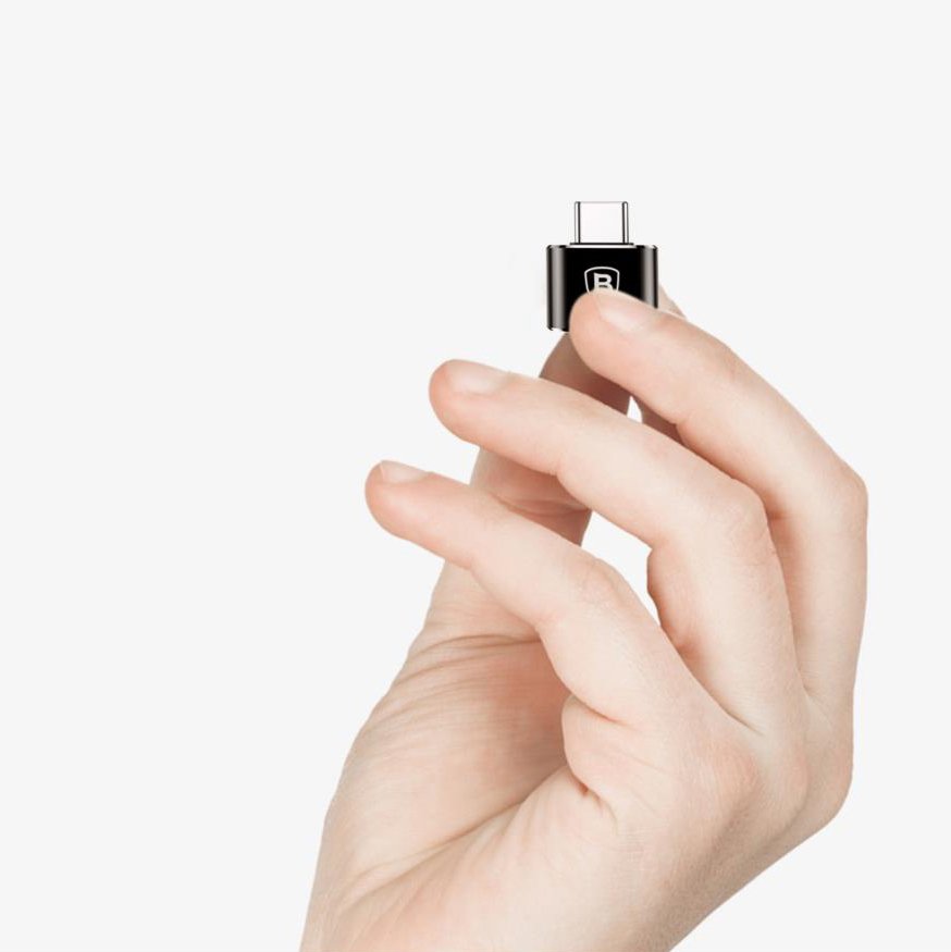Adapter przejściówka ze złącza USB na USB-C OTG - czarny (5)