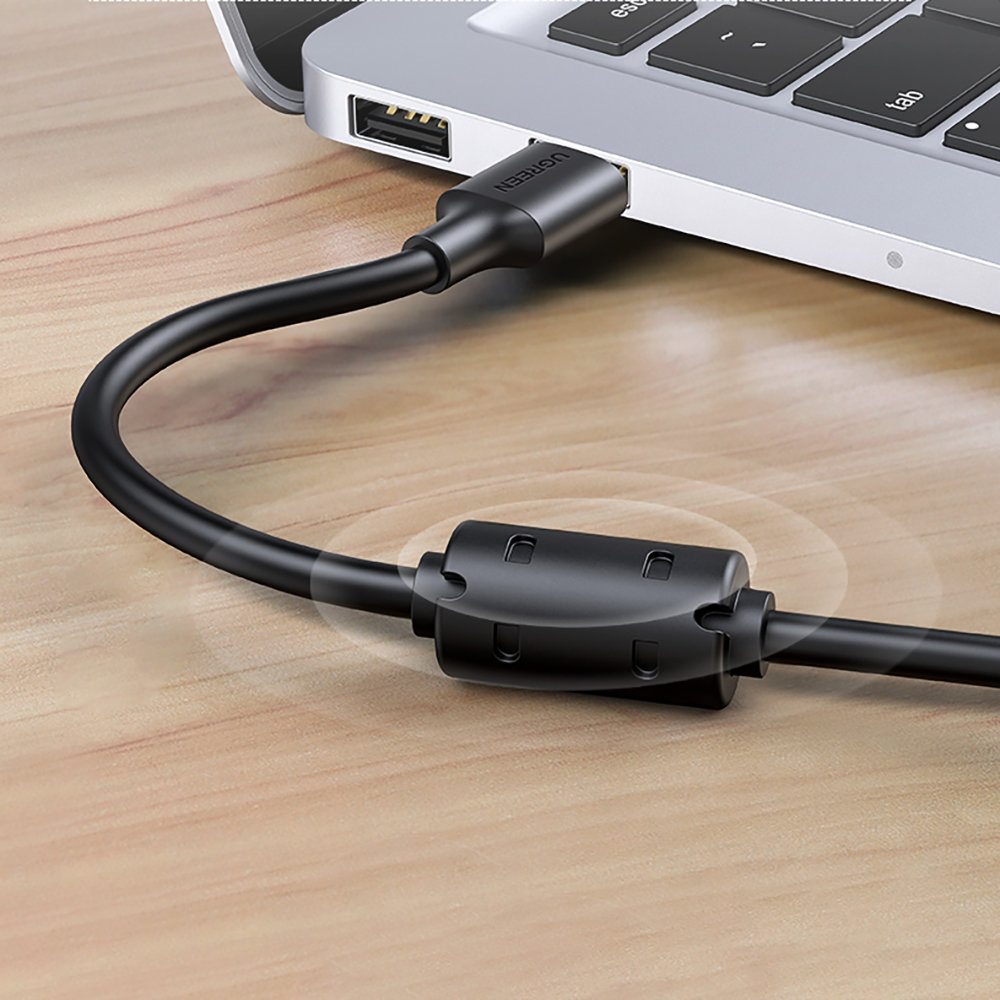 Przedłużacz adapter do kabla przewodu USB 2.0 5m czarny (8)