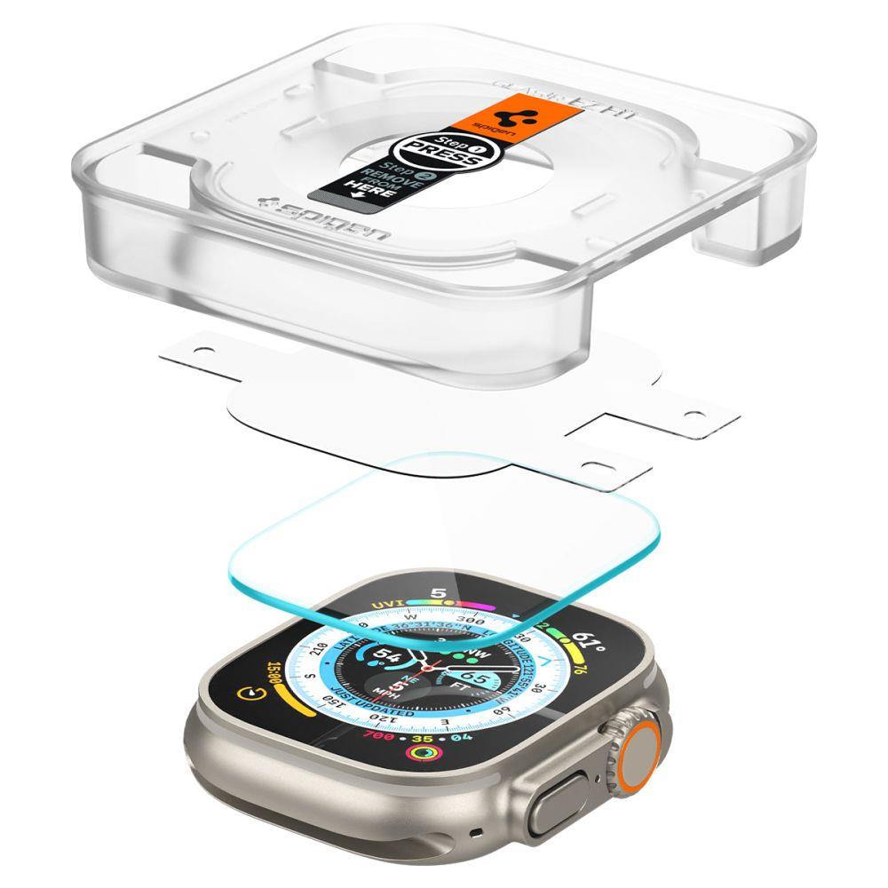 Szkło hartowane GlastR EZ Fit na Apple Watch Ultra 49mm ZESTAW 2 szt. (5)