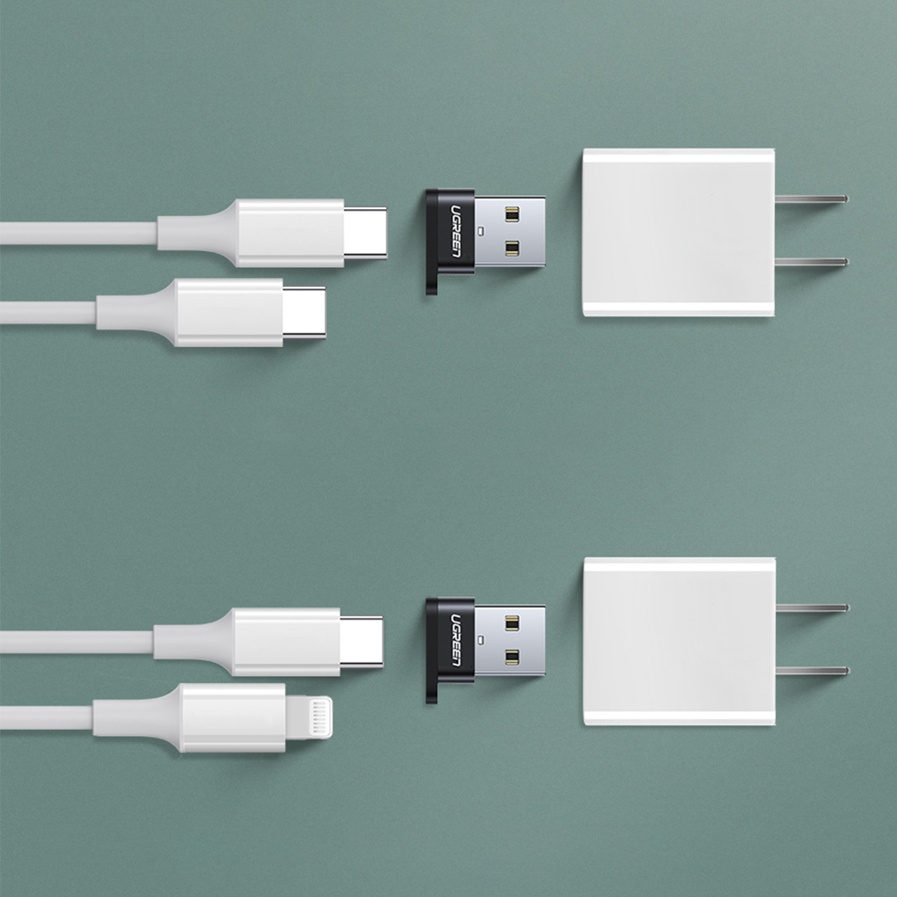 Przejściówka adapter gniazdo z wtyczki USB-C na USB czarny (7)