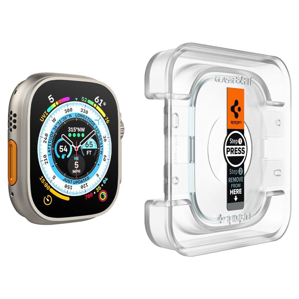 Szkło hartowane GlastR EZ Fit na Apple Watch Ultra 49mm ZESTAW 2 szt. (3)