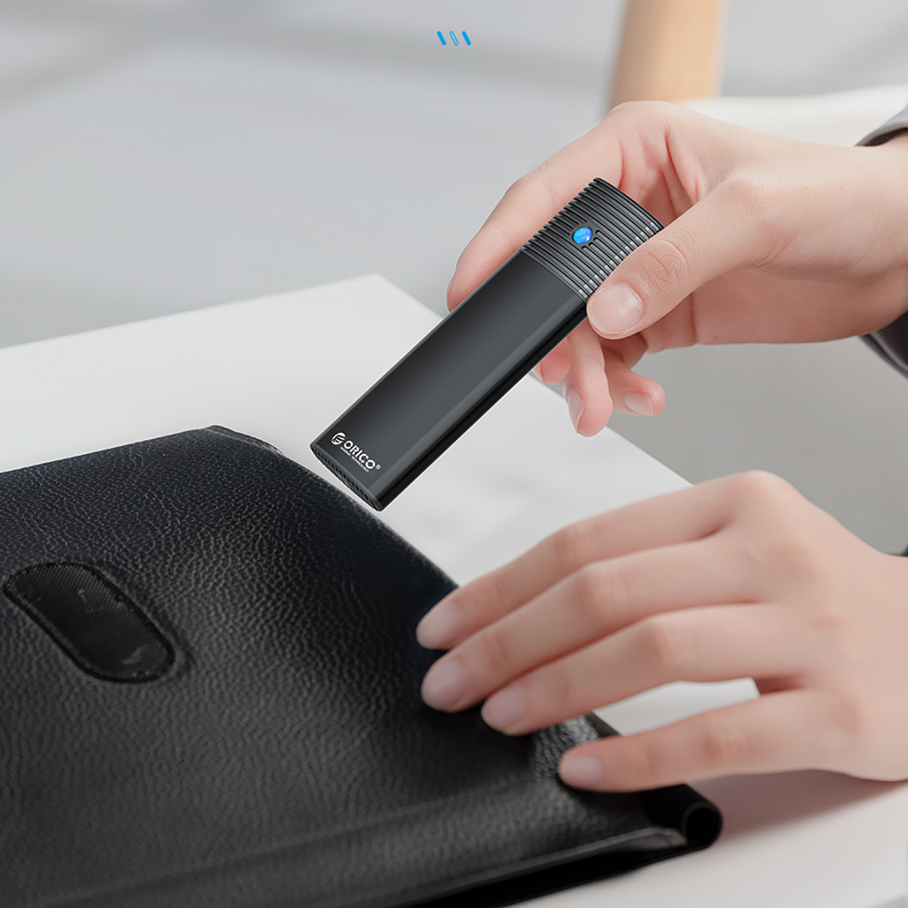 Kieszeń obudowa na dysk PWM2-G2 M.2 NVME USB-C 10Gb/s - czarna (3)