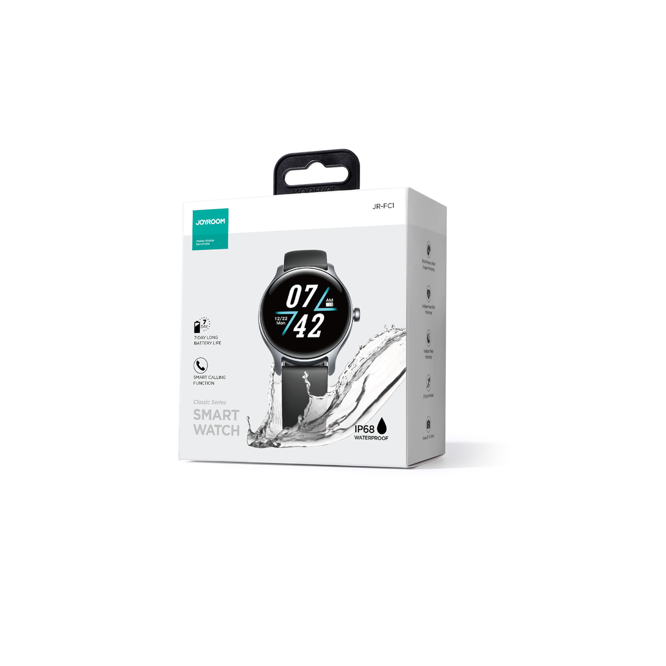 Smartwatch FC1 Classic Series z funkcją odbierania połączeń IP68 szary (5)