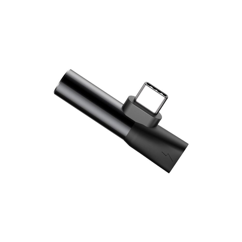 Audio Converter L41 adapter przejściówka ze złącza USB-C na port USB-C + Jack 3.5 mm czarny (5)