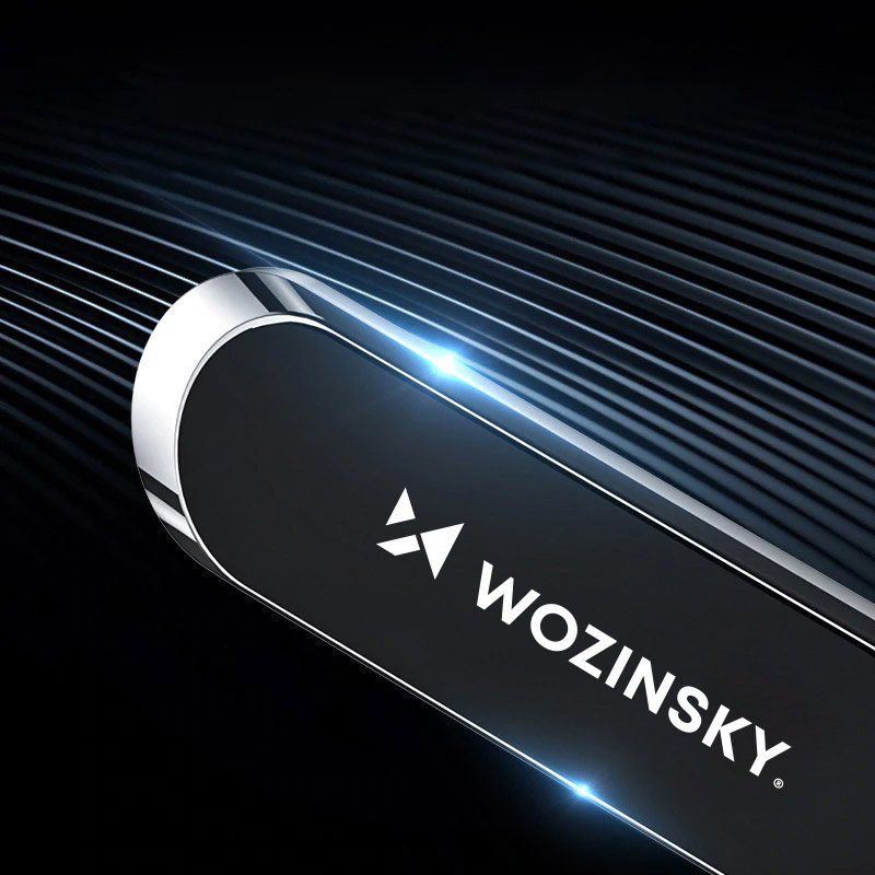 Uchwyt magnetyczny na telefon na deskę rozdzielczą przyklejany czarny (6)