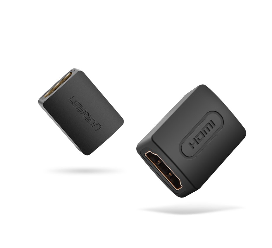 Adapter łącznik złączka kabla przewodu HDMI czarny (3)