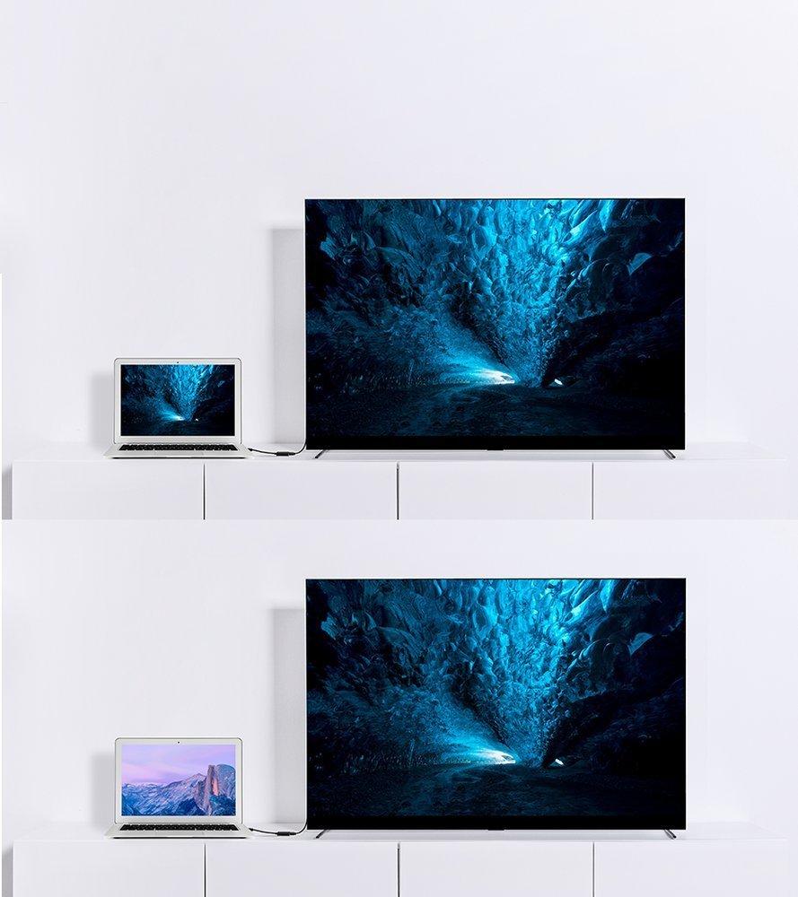 Przejściówka adapter jednokierunkowy z DisplayPort (męski) na HDMI (żeński) 1080P 60Hz 12bit czarny (6)
