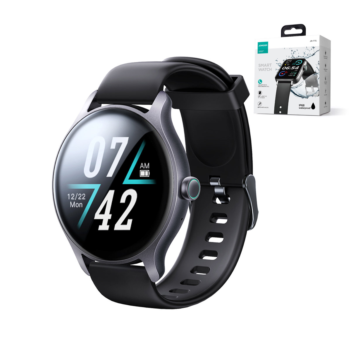 Smartwatch FC1 Classic Series z funkcją odbierania połączeń IP68 szary (8)
