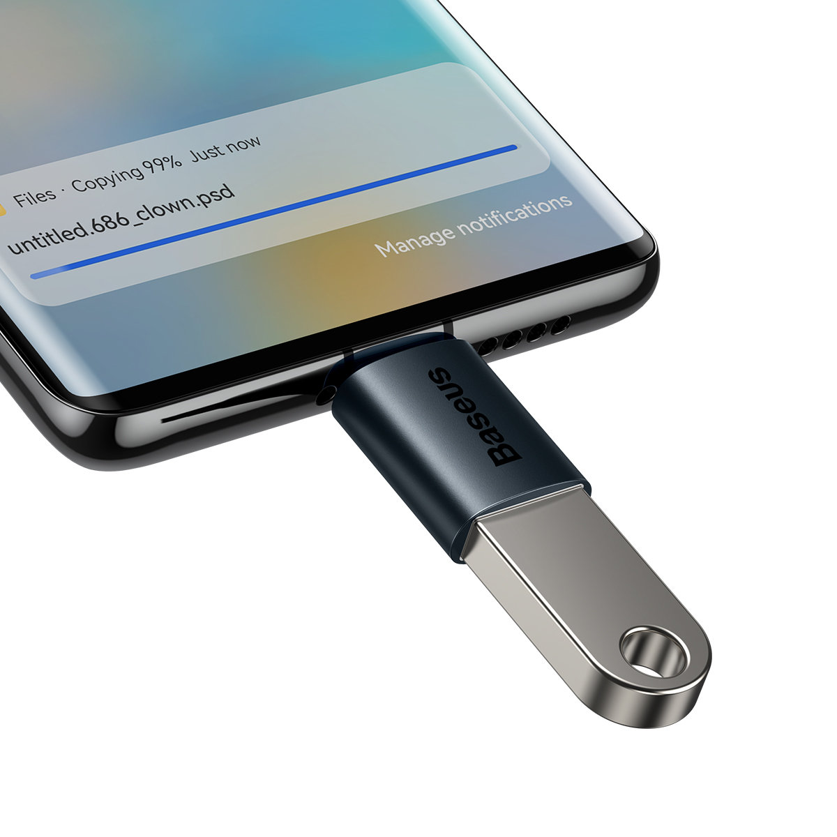 Przejściówka adapter z USB-C do USB-A Ingenuity Series niebieski (4)