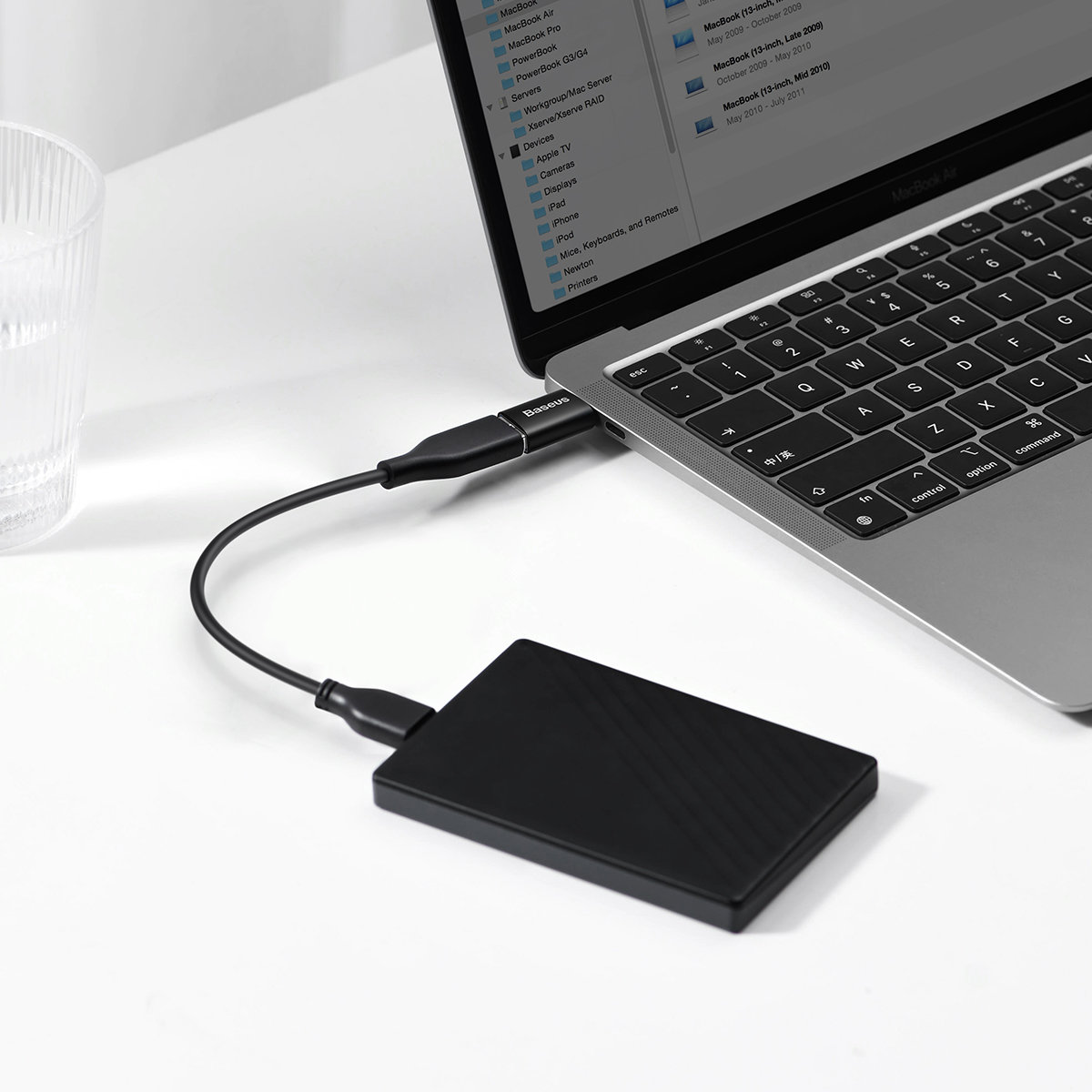 Przejściówka adapter Ingenuity Series z USB-C do USB-A 3.2 gen 1 - czarny (9)