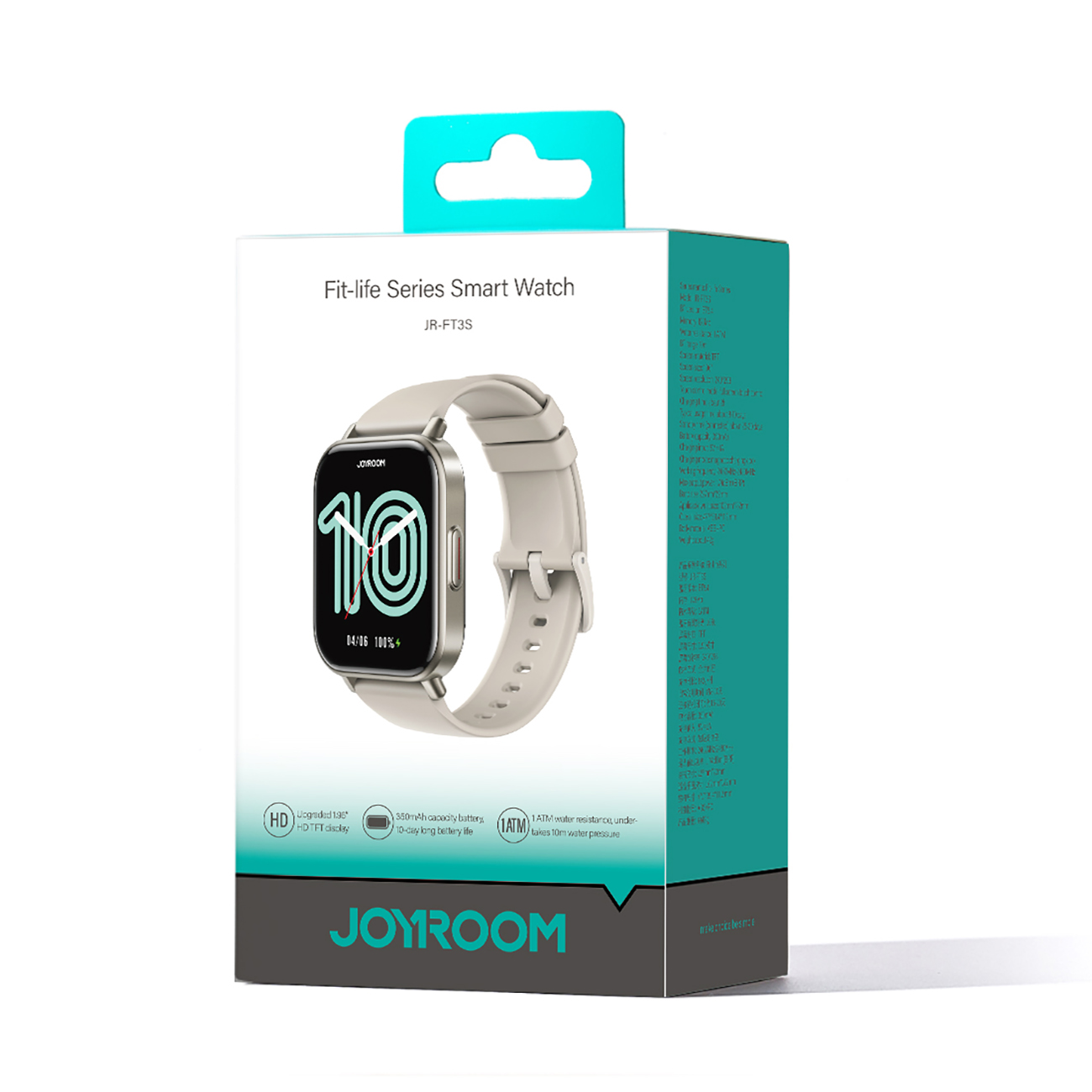 Smartwatch Fit-Life JR-FT3S z funkcją odbierania połączeń - kolor tytanowy (7)