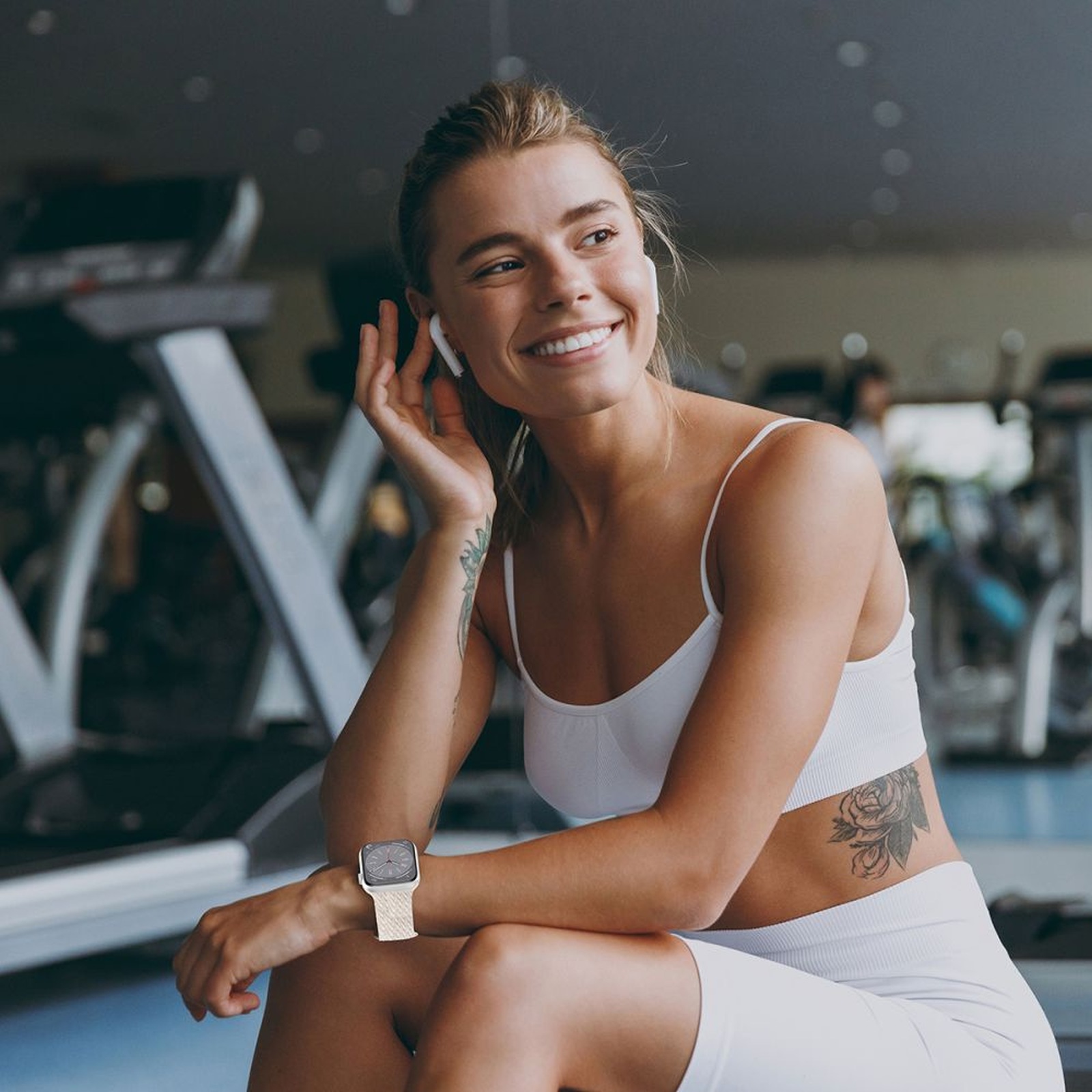 Pasek nylonowy Nylonmag na Apple Watch 4/5/6/7/8/9/SE 38/40/41 mm - różowy (3)