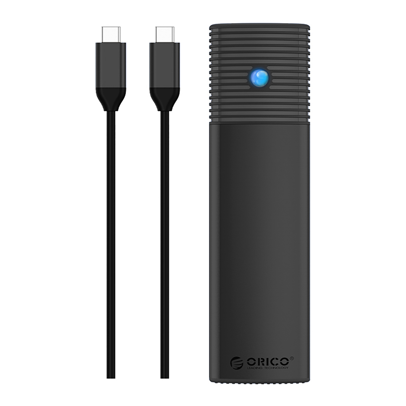 Kieszeń obudowa na dysk PWM2 M.2 NGFF SATA USB-C 5Gb/s - czarna (3)