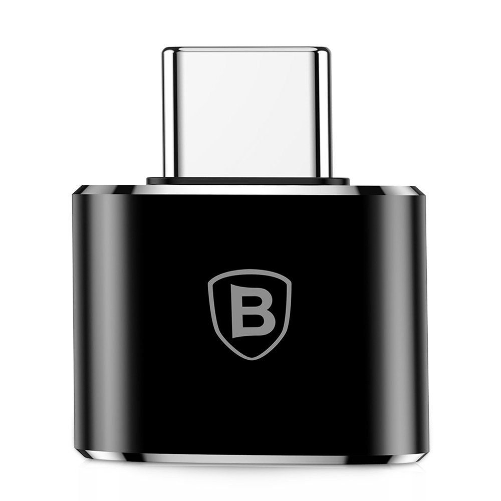 Adapter przejściówka ze złącza USB na USB-C OTG - czarny (4)