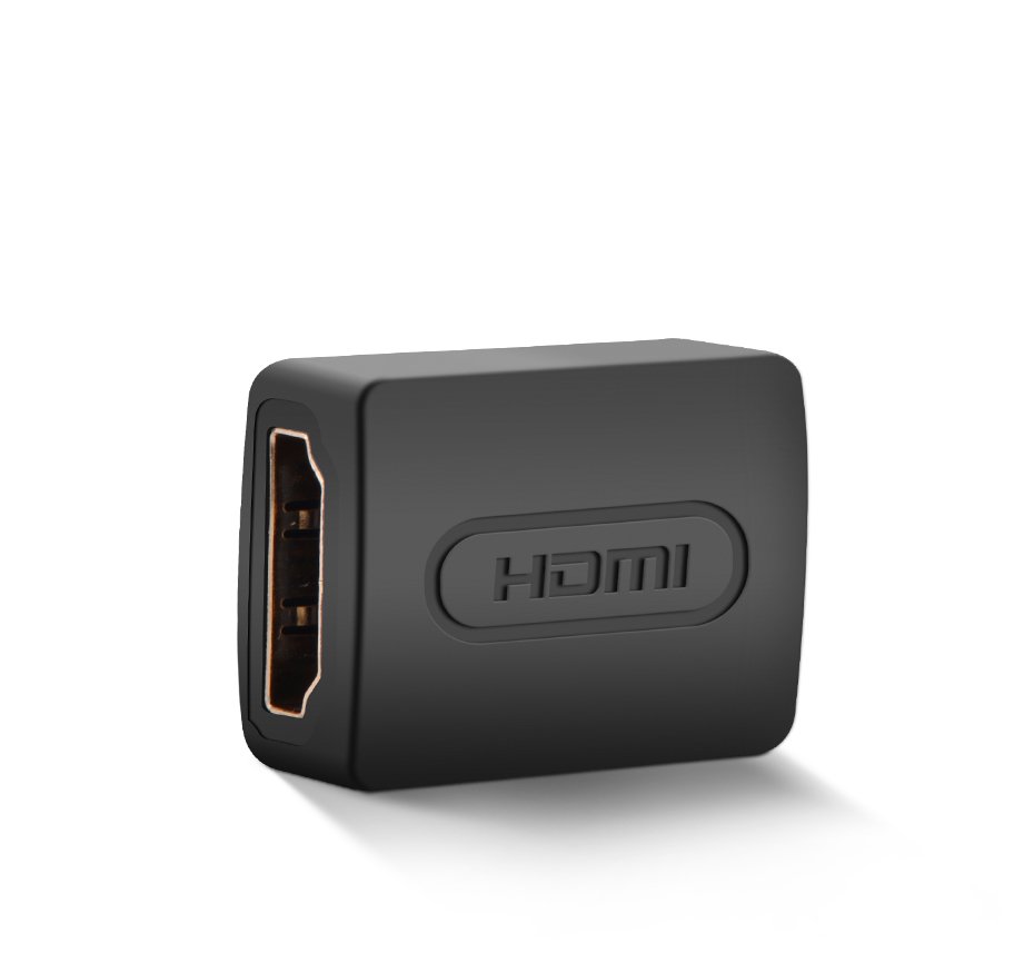 Adapter łącznik złączka kabla przewodu HDMI czarny (5)