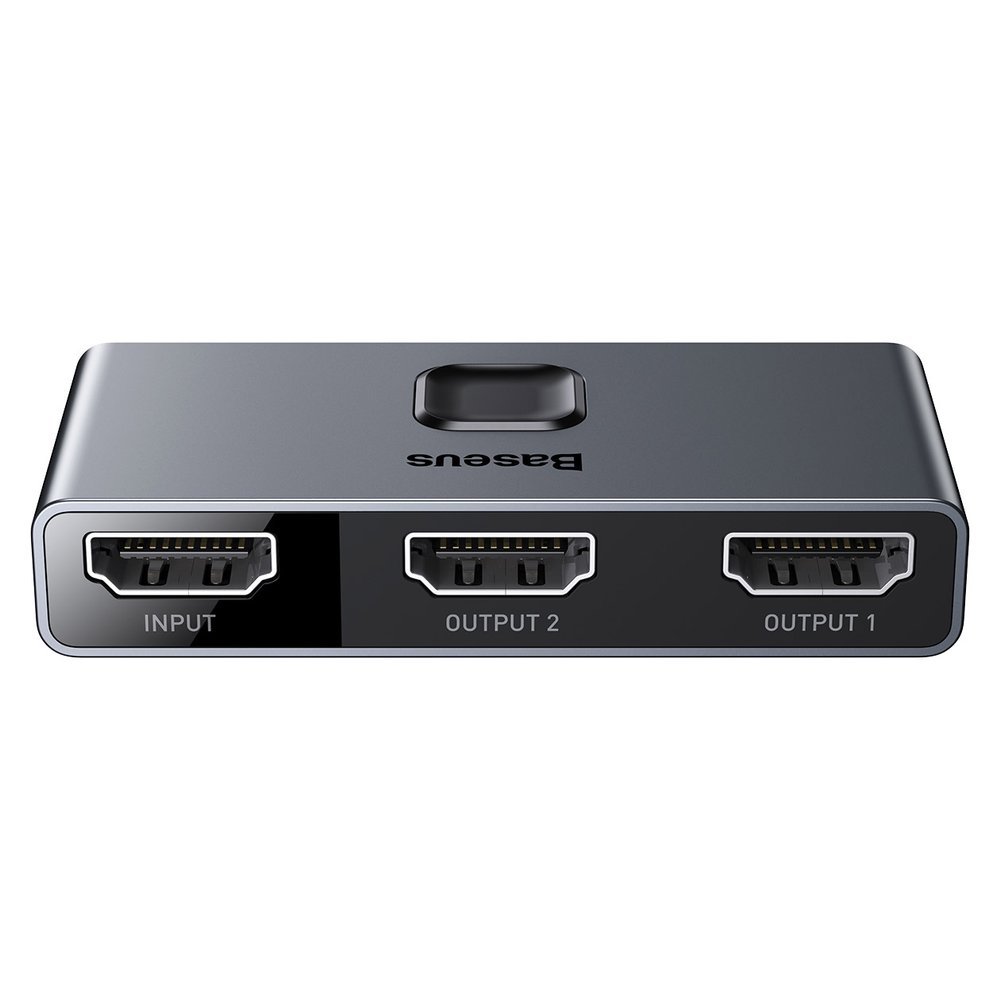 Przełącznik rozdzielacz splitter switch HDMI 2x HDMI 4K 30 Hz dwukierunkowy szary (5)