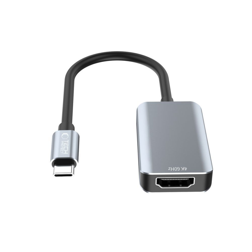 Adapter przejściówka USB-C - HDMI 4K 60Hz - czarny (6)