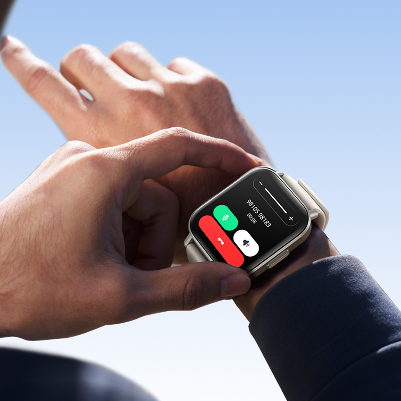 Smartwatch Fit-Life JR-FT3S z funkcją odbierania połączeń - kolor tytanowy (9)