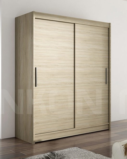 Szafa Przesuwna 100 120 150 cm Dąb Sonoma (3)