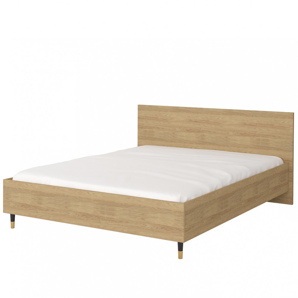 ŁÓŻKO 160X200 DĄB HIKORA ŁÓŻKO 160X200 DĄB HIKORA