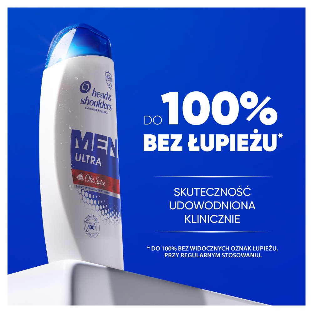 Head & Shoulders Men Ultra Old Spice Szampon Przeciwłupieżowy 330 ml do Codziennego Użytku (3)
