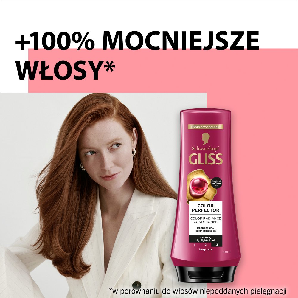 Gliss Colour Perfector Odżywka do włosów farbowanych tonowanych i rozjaśnianych 200 ml (2)