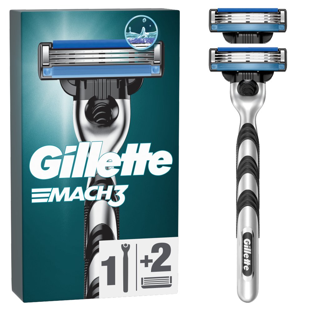 Gillette Mach3 Maszynka do golenia dla mężczyzn - 2 Ostrza (2)