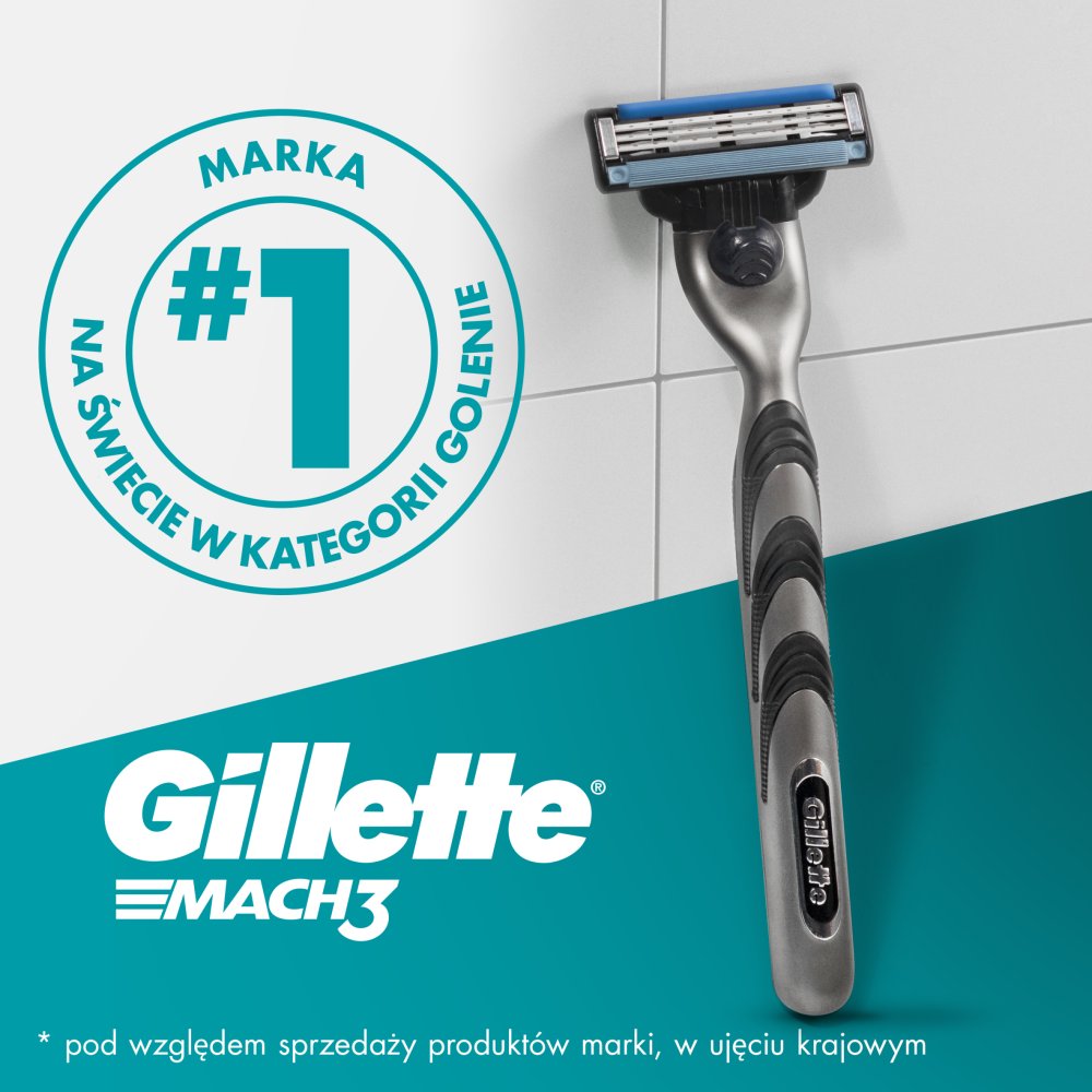 Gillette Mach3 Maszynka do golenia dla mężczyzn - 2 Ostrza (7)