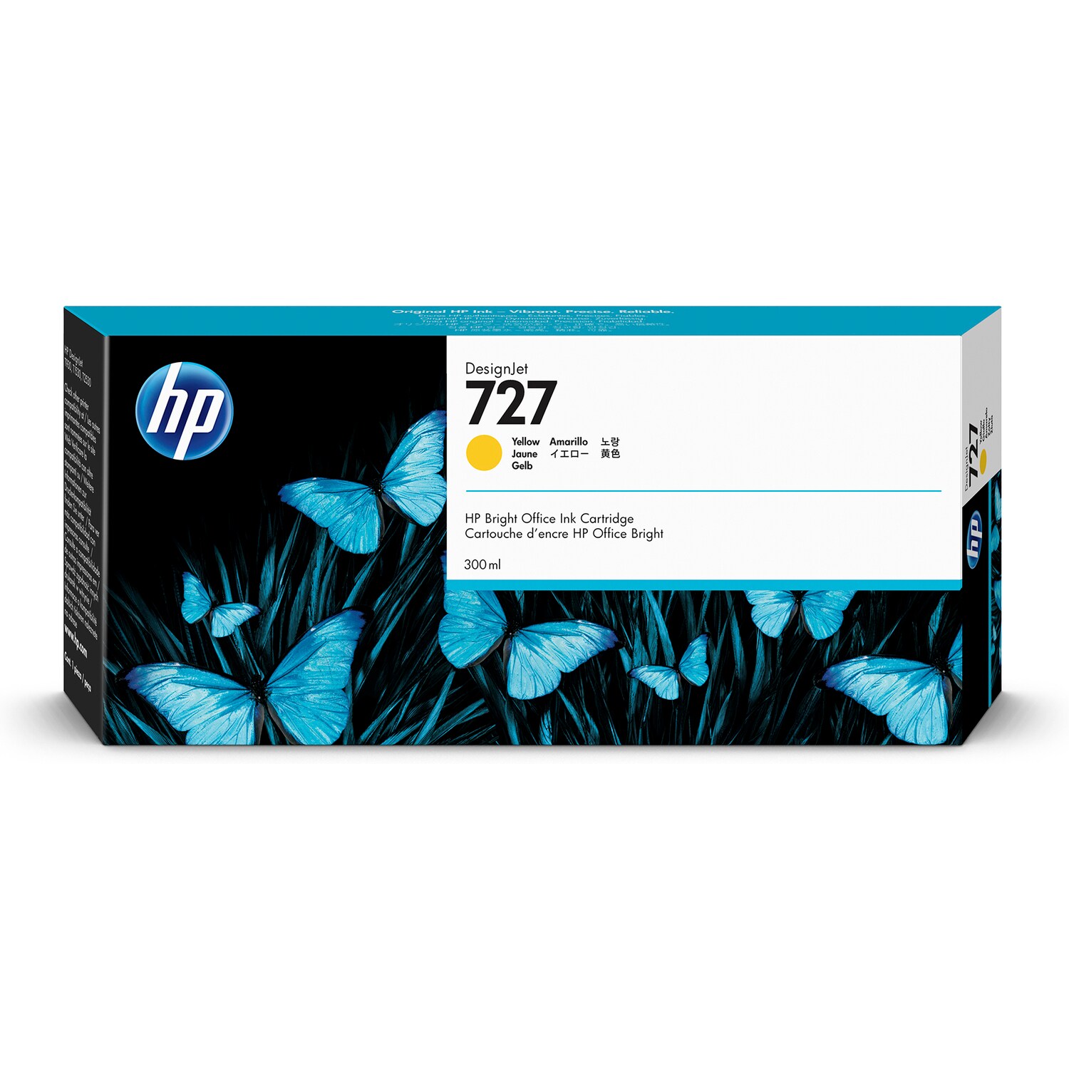 Tusz HP 727 300ml Yellow F9J78A Tusz HP 727 300ml Yellow F9J78A