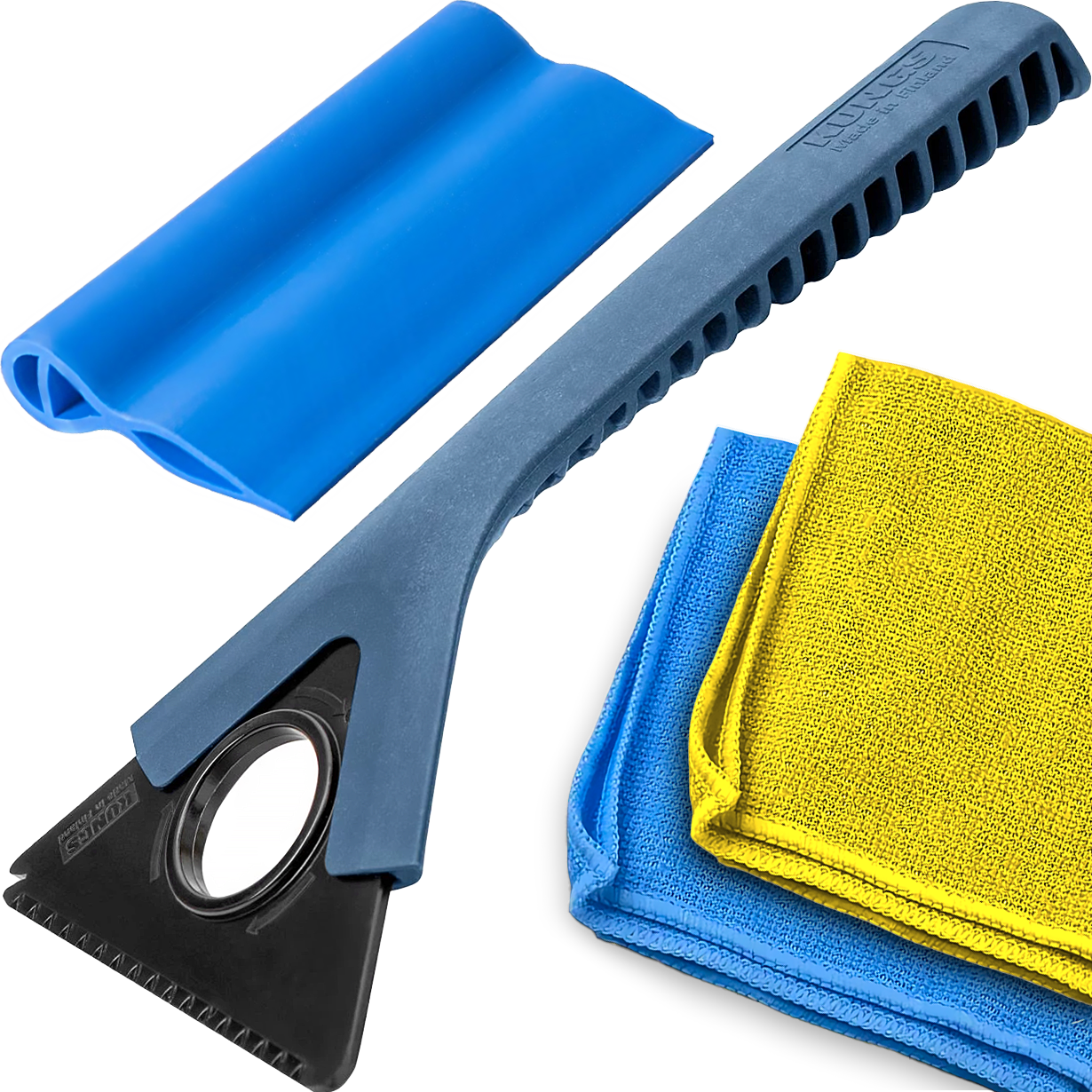 SKROBACZKA DO SZYB LODU SKROBAK KUNGS ŚCIĄGACZKA WODY PARY 14CM 2X FIBRA