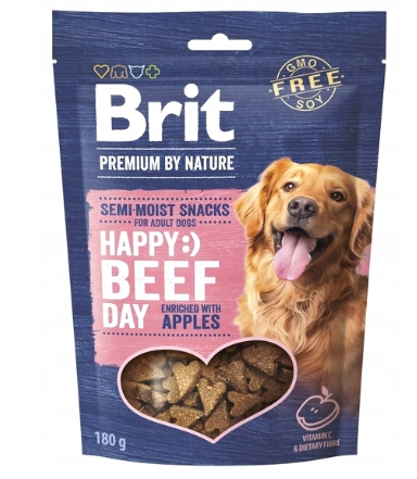BRIT Premium by Nature Semi-moist Snack Beef and Apples dla psa 180g