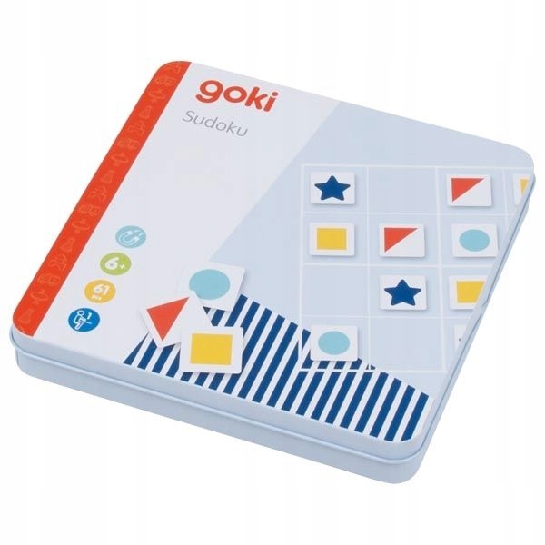 GOKI GRA LOGICZNA MAGNETYCZNA SUDOKU UKŁADANKA DLA DZIECI GOKI GRA LOGICZNA MAGNETYCZNA SUDOKU UKŁADANKA DLA DZIECI