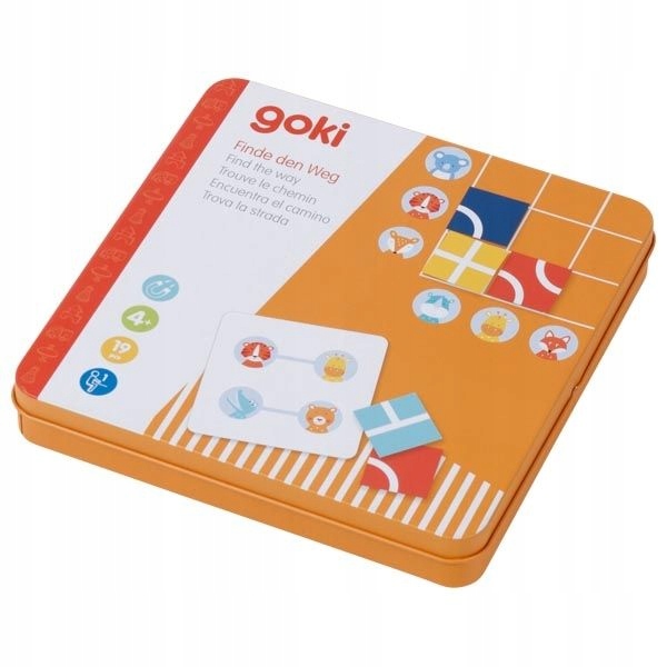 GOKI GRA LOGICZNA MAGNETYCZNA ZNAJDŹ DROGĘ DO DOMU GOKI GRA LOGICZNA MAGNETYCZNA ZNAJDŹ DROGĘ DO DOMU