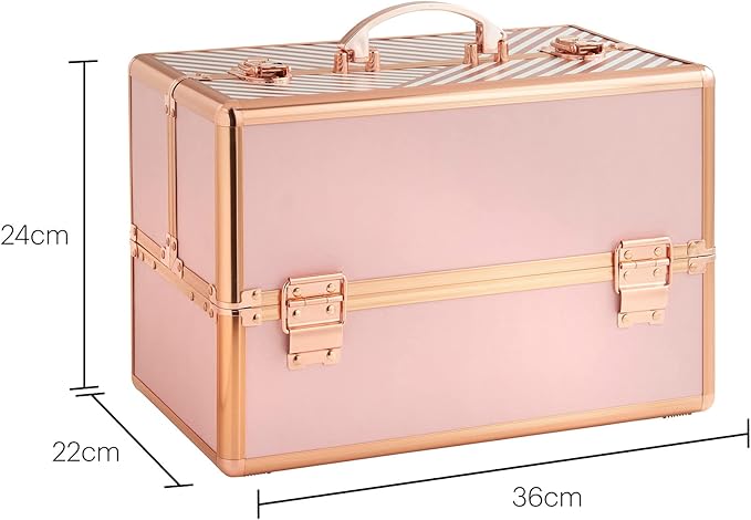 Beautify Make Up Organizer Kosmetyczka Profesjonalna Duża Zamykana (4)