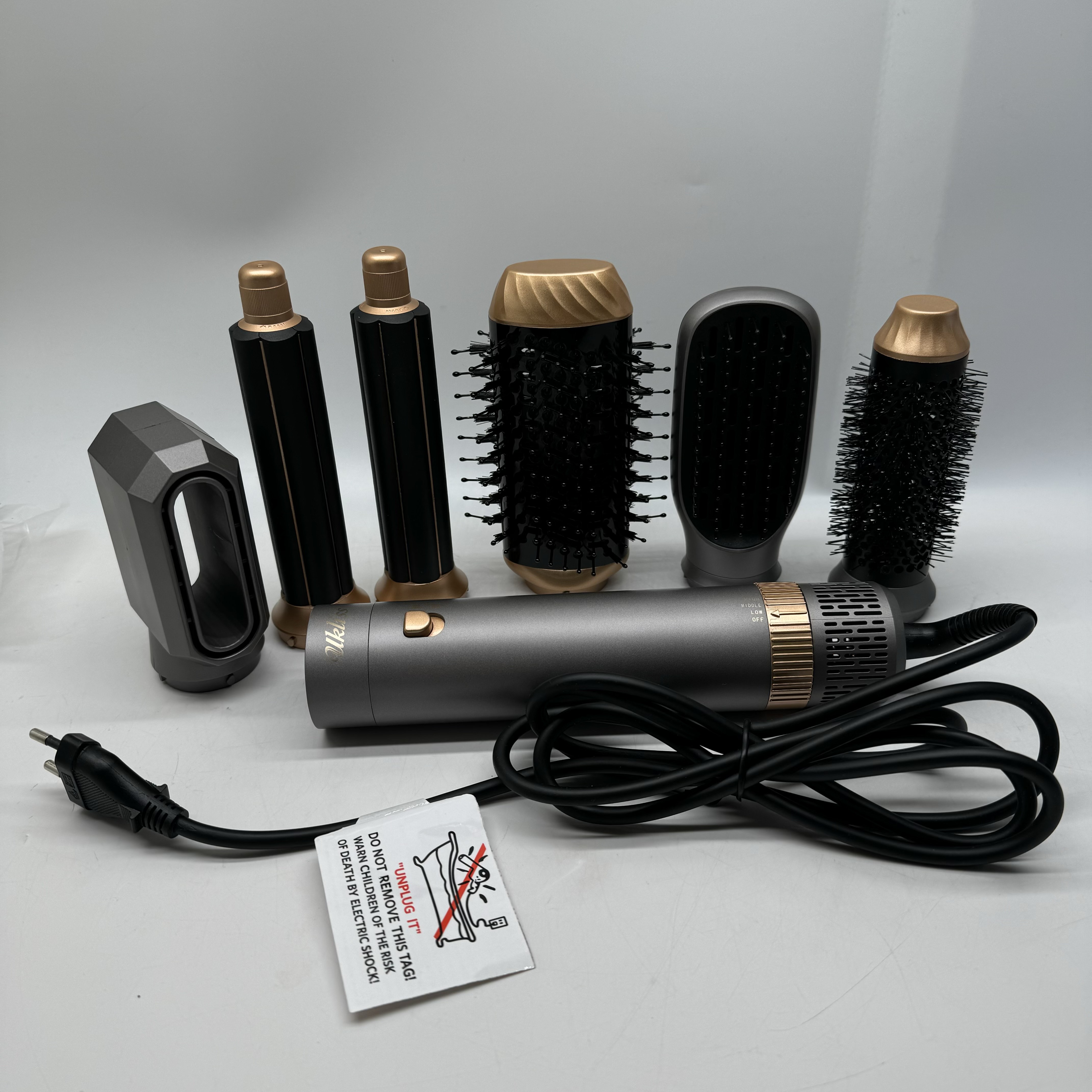 Air Styler 6w1 UKLISS 1000W - Suszarka, Lokówka, Prostownica i Szczotka (7)